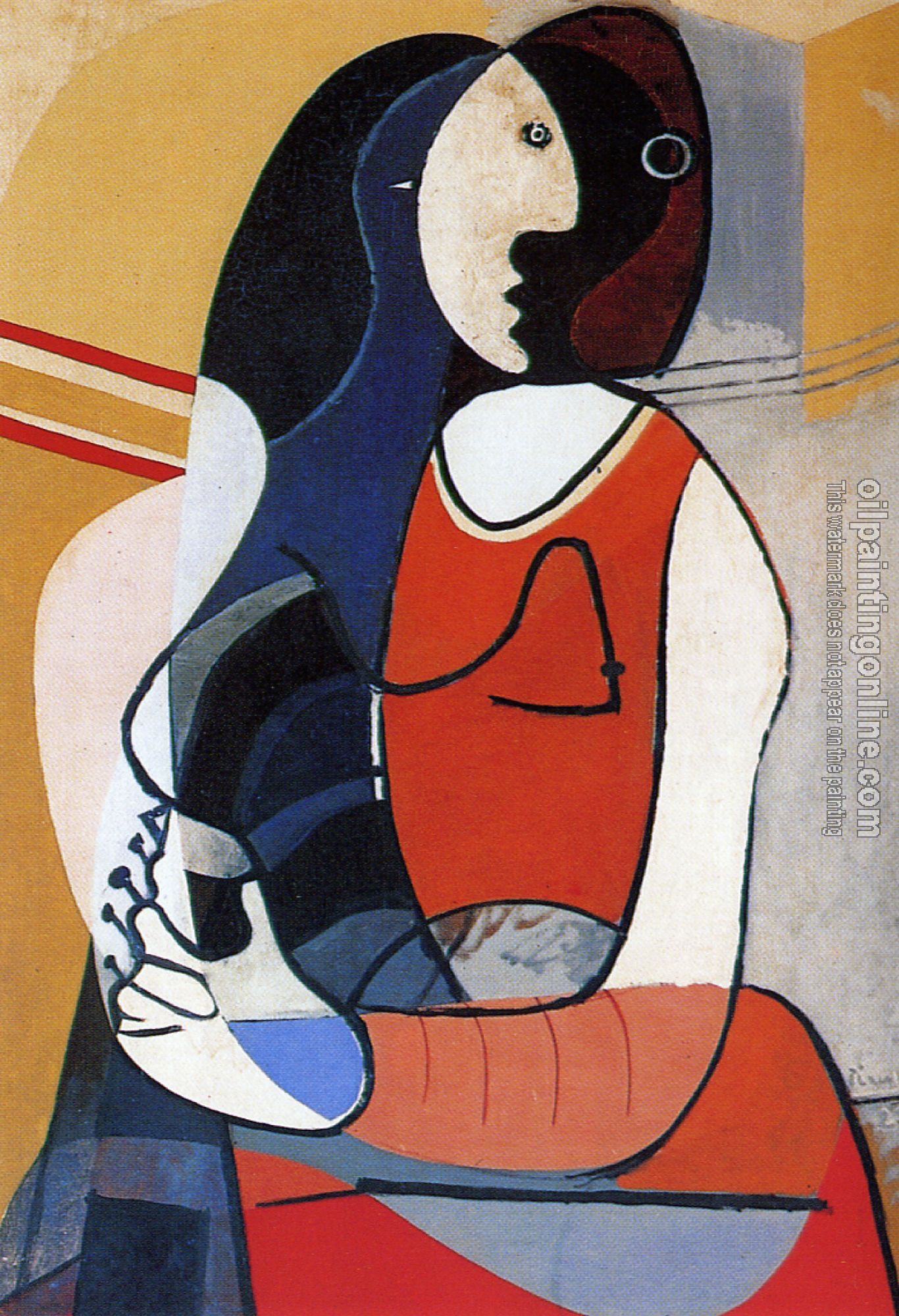 Picasso, Pablo - seated woman